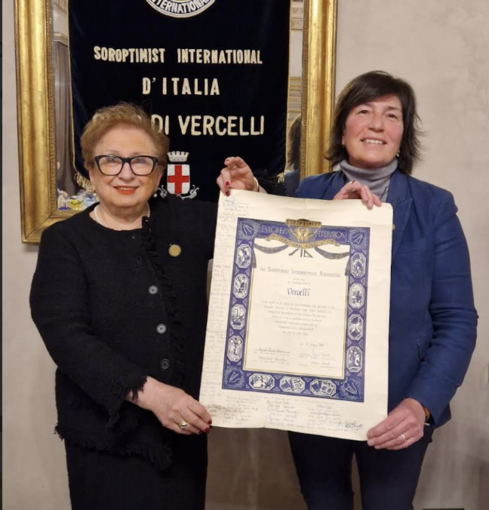 Soroptimist Club Vercelli, la nuova presidente è Patrizia Longo