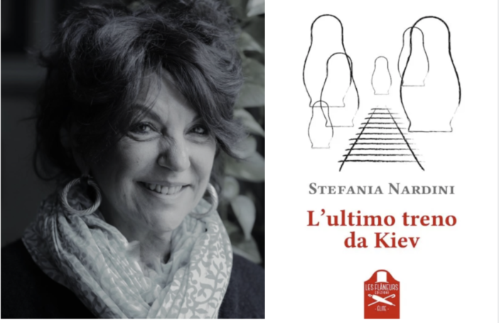 Stefania Nardini e la copertina del suo nuovo libro