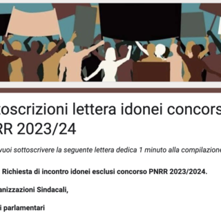 Docenti idonei al concorso PNRR 2023/2024 sul piede di guerra