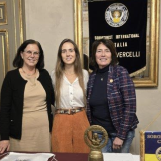 Marta Saccagno ospite del Soroptimist Club Vercelli