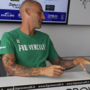 Paolo Cannavaro durante la conferenza stampa