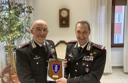 Il generale Galletta in visita al comando Carabinieri