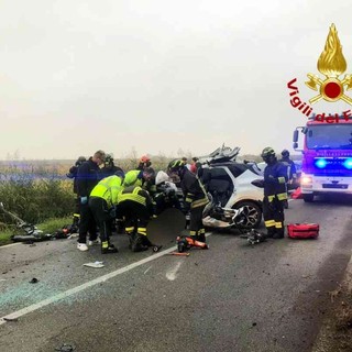 San Germano, 39enne in codice rosso dopo lo schianto