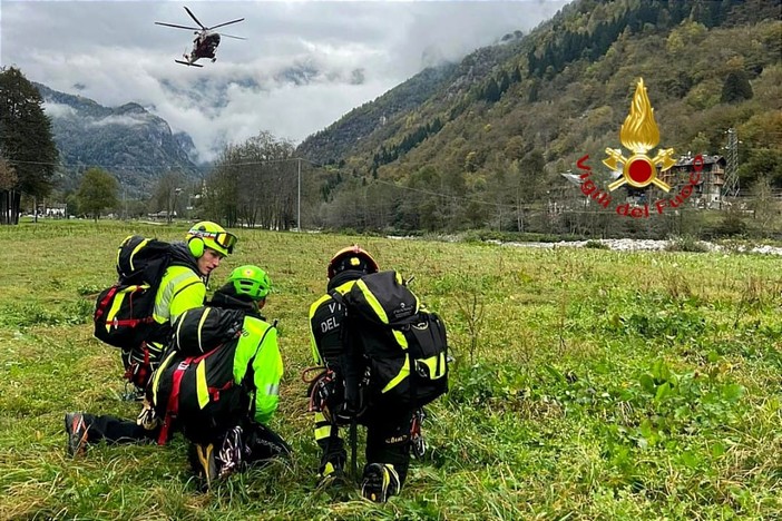 Pomeriggio di ricerche: escursionista disperso in Valsesia