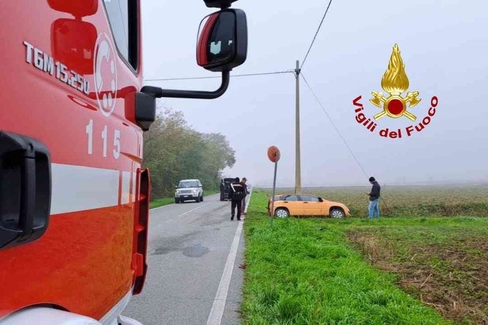 Livorno Ferraris: incidente ai Gerbidi, due persone coinvolte