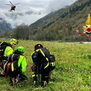 Pomeriggio di ricerche: escursionista disperso in Valsesia