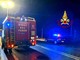 Auto in fiamme in corso Novara