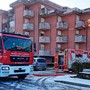 Incendio a Santhià, preoccupazione in via Dante