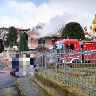 Incendio in casa a Cavaglià