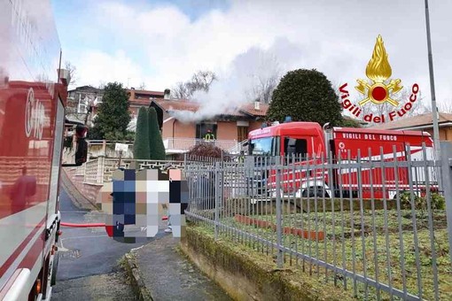 Incendio in casa a Cavaglià