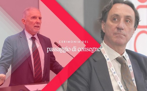 Il rettore uscente, Gian Carlo Avanzi e il successore Menico Rizzi