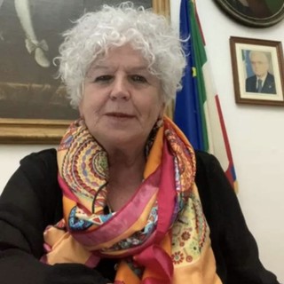 Angela Ariotti, sindaca di Santhià