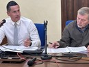 Il presidente della Provincia, Davide Gilardino, e il segretario Fausto Pavia