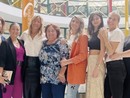 Da sin. Christina Varlotta funzionaria Ascom, Debora Marotta (Il Panfocaccia), Donatella Bertolone, Raffaella Amato (Ristorante Pizzeria Capri), Federica Zampieri