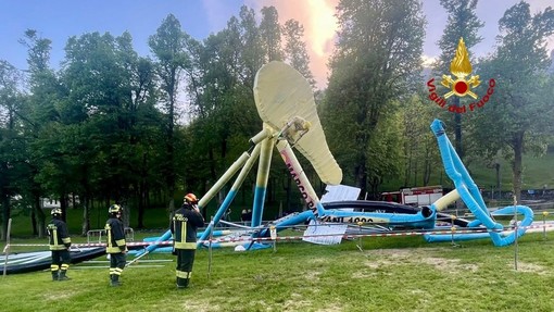 Per la “foto ricordo” sulla bicicletta del Giro travolti il sindaco Corradino, il vice Moscarola (illesi) e il consigliere Neggia che verrà operato