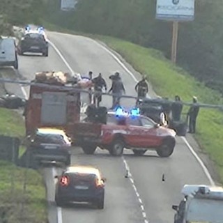 Schianto a Roccapietra, motociclista in codice rosso