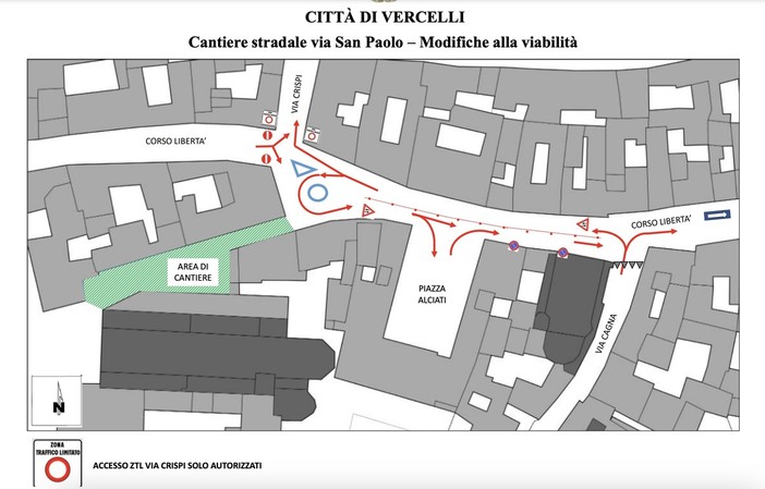 Viabilità in zona Municipio: come cambia la circolazione dopo la chiusura di via San Paolo