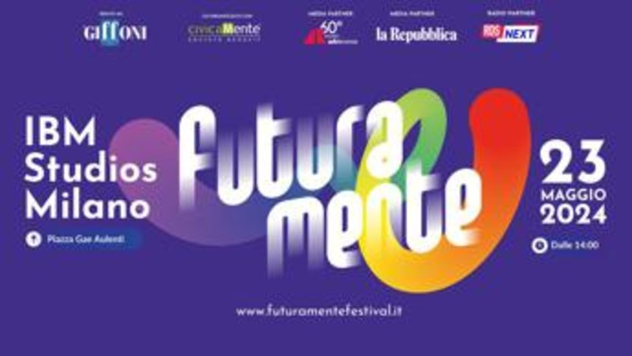 Futuramente il 23 maggio a Milano, Giffoni Hub e Civicamente per nuove generazioni